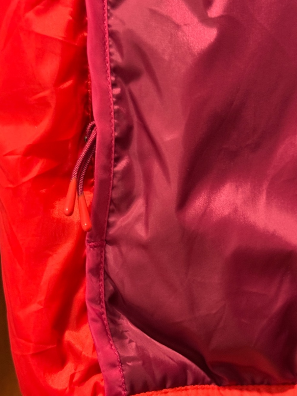 Cotopaxi Puffer Jacket Womens M Blue Red Teca Calido Rocket Science Reversible - Picture 9 of 11
